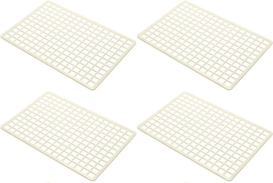 4x Alfombrilla protectora de drenaje de fregadero de cocina de plástico para lavar Addis LINO de fácil limpieza Foto 1 de 1