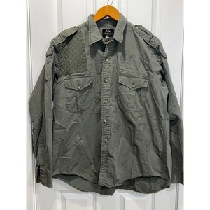 Willis & Geiger XXL Olive Green Hunting Safari Long Sleeve Shirt Menswear - Picture 1 of 9
