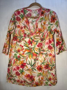 J. Crews Tunic Womens 3/4 Sleeve Medium Blouse Dress Size Medium - Picture 1 of 10