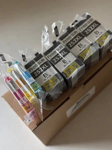 Free Sub 252XL Ink Cartridge for Epson Black/Colors for WF3620 WF3640 WF7610 NEW - Picture 1 of 9