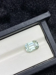 Kunzite gialla naturale 6,50 ct - taglio smeraldo - non trattata - pietra sciolta per gioielli" - Foto 1 di 6