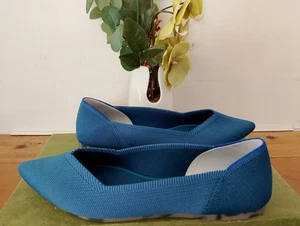 Rothy's the point II taglia 8,5 blu. Nuovo senza scatola - Foto 1 di 7