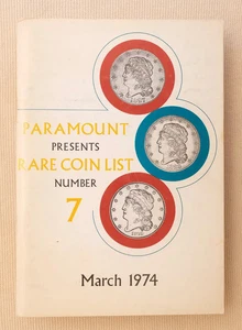 Paramount Presents: Seltene Münzliste, Nummer 7, März 1974 - Bild 1 von 1