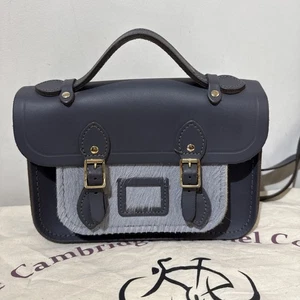 Cambridge Umhängetasche The Mini Storm Grey Fur Texture Limited Edition Immaculate - Bild 1 von 20