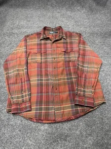 Vintage Polo Ralph Lauren Silk Linen Blend Shirt Plaid Button Long Sleeve Men XL - Picture 1 of 7
