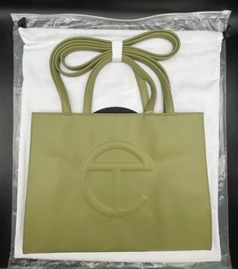 Telfar Medium Drab Shopping Bag TF-012-JEEP-M New - Picture 1 of 7