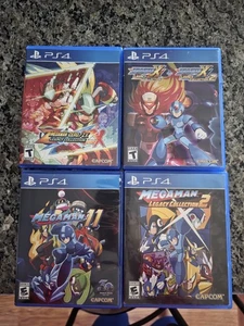 Mega Man Ps4 Bundle Lot. Legacy collection 1  And 2 Zerox 1 And 2 And Megaman11 - Picture 1 of 4
