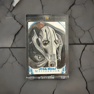 2018 Topps Masterwork Star Wars General Grievous 1/1 Sketch By Carolyn Craggs - Image 1 of 4