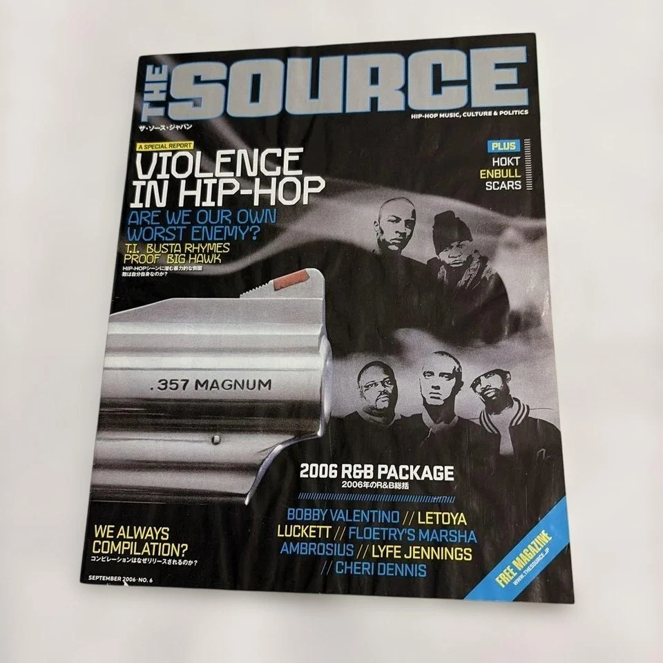 THE SOURCE September 2006 Hip-Hop Violence Music Magazine Featuring Bobby Valent - Image 1 of 4
