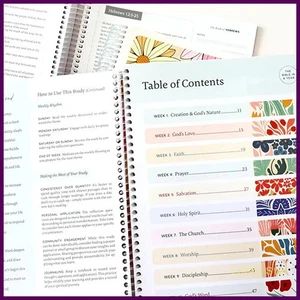 The Bible In A Year: A 52-Week Study Through Gods Word - Spiral Bible Study - Bild 1 von 24