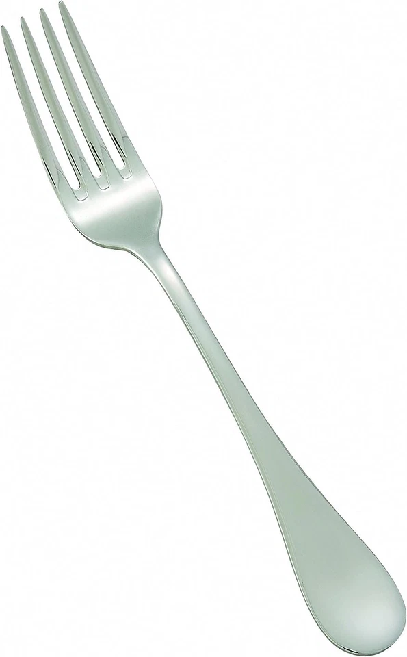 Winco 0037-06 Stainless Steel Extra Heavy Venice Design Salad Fork-0037-06 | - Image 1 of 1