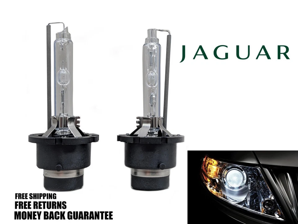 OEM HID Xenon Headlight Bulb for JAGUAR SUPER V8 2005-2008 Low Beam Set of 2 - Image 1 of 1