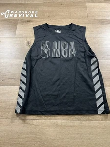 NBA Motto Athletic Tank Top Teen Small Black/Grey - Bild 1 von 10