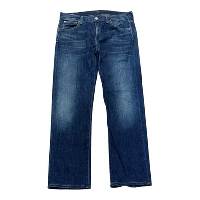 Citizens Of Humanity Sid Straight Leg Jeans Mens 34 (Fits 35x30) Blue Denim USA - Image 1 of 4