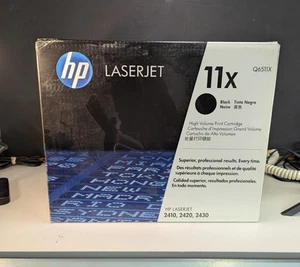 GENUINE HP Q6511X Black HIGH YIELD Toner Cartridge HP 11x NEW SEALED - Zdjęcie 1 z 5