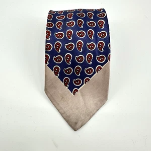 vintage 40s DONFIELD JM MCDONALD tie necktie paisley colorful adjustable OS - Picture 1 of 7