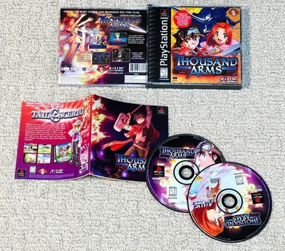 Thousand Arms (PlayStation 1, PS1) Game - Complete CIB - Tested - Authentic - Image 1 of 4