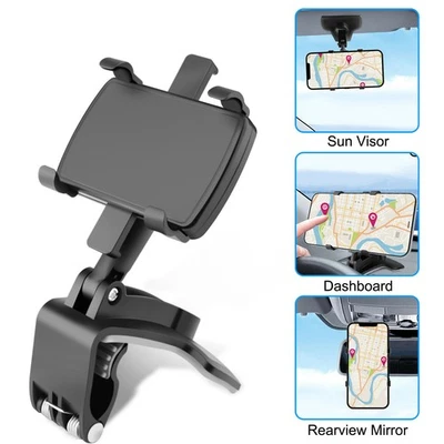 Black Car Dashboard Holder Mount Clip Tool Accessories For Mobile Cell Phone GPS - Image 1 of 4