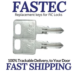 Fastec FIC Keys RV Motorhome Camper Replacement Key cut to your code CF301-CF351 - Bild 1 von 3