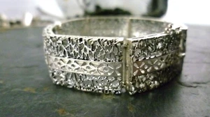 Pulsera Art Deco Art Nouveau NW 800 plata - Imagen 1 de 6