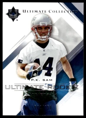 2004 Upper Deck Ultimate Collection P.K. Sam Rookie /750 New England Patriots - Image 1 of 2
