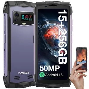 DOOGEE S200 Sieć 5G Outdoor Smartphone 20GB + 256GB Android 14 10100mAh Telefon komórkowy NFC - Zdjęcie 1 z 9