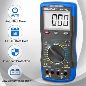 Automotive Multimeter Engine Analyser AC DC Voltmeter Ohmmeter Dwell Tacho Meter - Picture 1 of 11