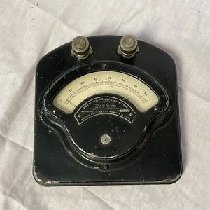 Instrumento Eléctrico Weston Milliammeter Modelo 280 1917 De Colección, Sin Probar - Imagen 1 de 5