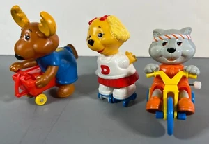 TOMY windups. Get Along Gang moose, cat & dog. 1984 - Picture 1 of 8