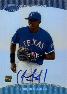 2004 Bowman's Best Autograph #JA Joaquin Arias FY RC Auto - NM-MT - Image 1 of 2