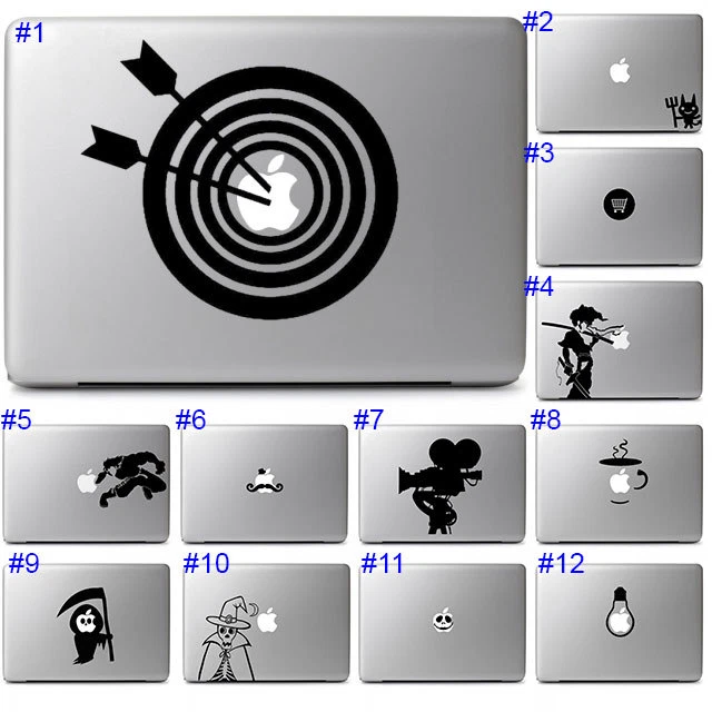 Spooky Fun Halloween Laptop Decal Sticker Apple Laptop Notebook Macbook Air Pro - Image 1 of 2