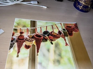 Tiny Hats Advent Bunting Christmas Knitting Pattern - Picture 1 of 2