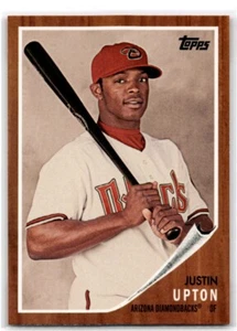 2008 Topps Trading Card History Justin Upton Arizona Diamondbacks #TCH20 - Picture 1 of 2