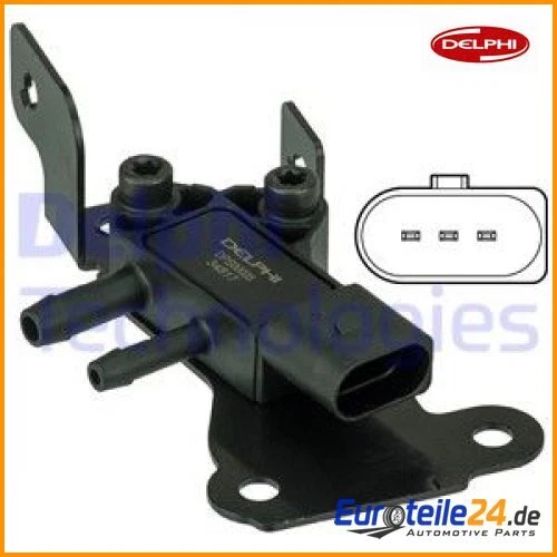 Sensor, Abgasdruck DELPHI DPS00005 für Opel Antara Chevrolet — 第 1/1 张图片