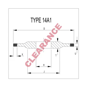 150x2,5x32mm gerade 14A1 Diamant/CBN Scheibe Säge Schleifwerkzeug Cutter AUSVERKAUF - Bild 1 von 4
