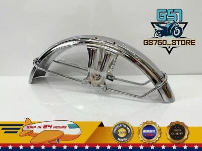 Guardabarros delantero 70-75 Suzuki T500 53100-15101 T500 Titan II J K L M R Stee Foto 1 de 4