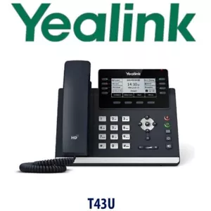 Yealink SIP-T43U Ultra-elegant Gigabit VOIP Color Display Phone - Used 8/10 - Picture 1 of 2