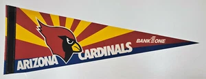 Vintage Arizona Cardinals 1994 Bank One Felt Pennant Banner Flag - 22.5" x 8.5" - Picture 1 of 4