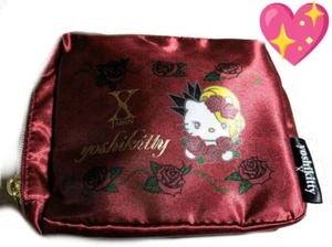 ✿Limited to 1 item✿Sanrio XJAPAN YOSHIKI✕Hello Kitty collaboration pouch✿ kawaii - Picture 1 of 16