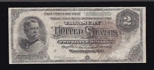 US 1886 $2 Hancock Silver Certificate FR 244 F-VF (073) - Picture 1 of 2