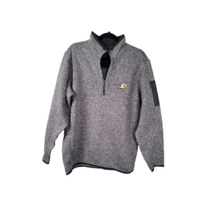 NHL Antigua Mens Anaheim Ducks Zip Pullover Jacket Warm Cozy Soft Sz XL - Picture 1 of 6