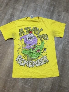 VERY RARE Vintage A Day To Remember ADTR Ice Cream Monster Merch EMO T-Shirt S - Picture 1 of 5