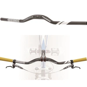 FOURIERS Bike Low Rise Handlebar 31.8mm 740mm Back Sweep 9° Up 5° Rise 40mm 60mm - Picture 1 of 4