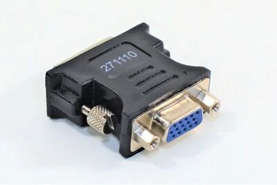 DVI-A auf VGA Adapter D-SUB 12+5 pol. Kabel Analog Stecker TFT Monitore Beamer - Bild 1 von 2