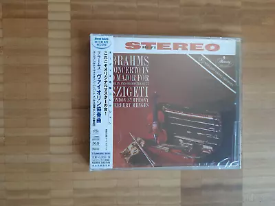 Joseph Szigeti, Menges - Brahms Violin Concerto Mercury (Stereo Sound SACD & CD) - Image 1 of 2