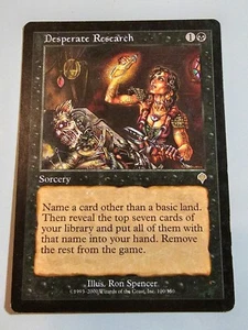 Desperate Research 100/350 Magic The Gathering MTG - Picture 1 of 2
