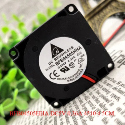 1pc Delta BFB04505HHA DC5V 0.36A 4510 4.5CM Turbo Cooling Fan NEW - Image 1 of 4