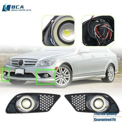 FIT  2007-2013 Mercedes Benz C230 C300 C350 2008-2011 W204 LED Bumper Fog Lights — 第 1/4 张图片