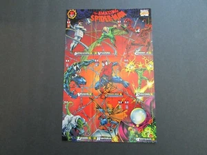 1994 Fleer Marvel Spiderman 1st Edition 9 Card Uncut Promo Sheet Venom Carnage + - Picture 1 of 3