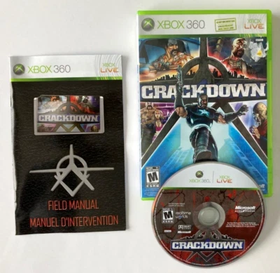Crackdown 2007 Microsoft Xbox 360 complete Game CIB tested & working - Image 1 of 4